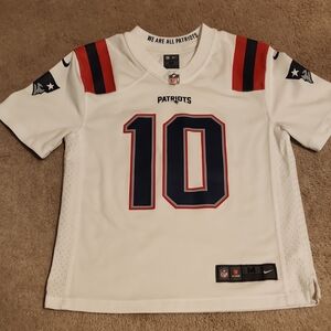 Nike Kids Patriots White Jersey - Mac Jones